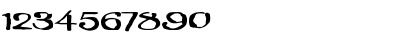 Download Brillianthre Regular Font Numeric Preview
