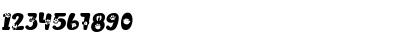 Download Animal Paws Regular Font Numeric Preview