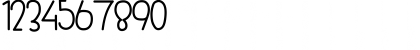Download ARBBIE BUBBLE Regular Font Numeric Preview