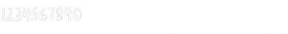 Download arch cloudy Regular Font Numeric Preview