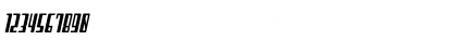 Download Archimate Italic Regular Font Numeric Preview