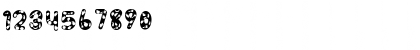 Download ASPARAGUS Regular Font Numeric Preview