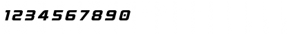 Download Astro Armada Title Italic Regular Font Numeric Preview