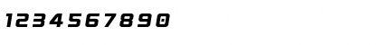 Download Astro Armada Title Semi-Italic Regular Font Numeric Preview
