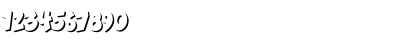 Download Baby Monsta Shadow Regular Font Numeric Preview