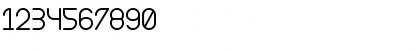 Download balde Regular Font Numeric Preview