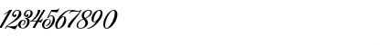Download Benford DEMO Script Font Numeric Preview