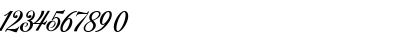 Download Benford DEMO Script Font Numeric Preview