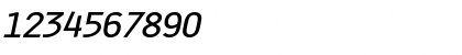 Download Clean-Extended Bold Italic Font Numeric Preview