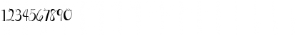 Download Blue Eyes Regular Font Numeric Preview