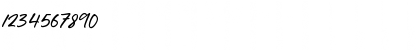Download Bolognaise Regular Font Numeric Preview