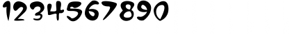 Download BOOZ BOOM Regular Font Numeric Preview