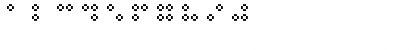 Download Braille Pixel HC Regular Font Numeric Preview