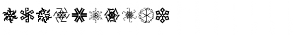 Download P22 Snowflakes Regular Font Numeric Preview