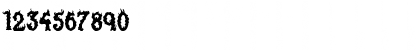 Download Brazier Flame Regular Font Numeric Preview