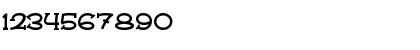 Download Brendy Berly Regular Font Numeric Preview