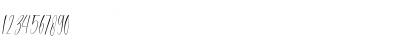 Download bridesmaid Regular Font Numeric Preview