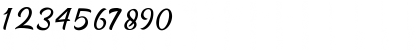 Download Brightons Regular Font Numeric Preview