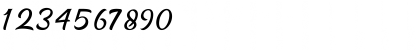 Download Brightons Regular Font Numeric Preview