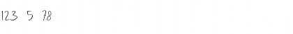 Download Brittanya Goldenite Regular Font Numeric Preview