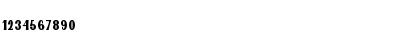 Download Bronxi Regular Font Numeric Preview