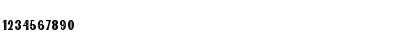 Download Bronxi Stamp Font Numeric Preview