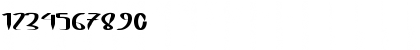 Download Brown Cake Regular Font Numeric Preview
