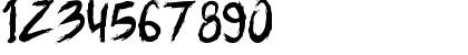 Download Brutalworld Regular Font Numeric Preview