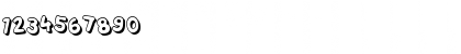 Download Bubblee Kids Shadow Random Regular Font Numeric Preview