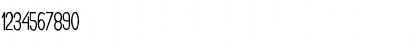 Download Buon Umore Rough Bold Regular Font Numeric Preview