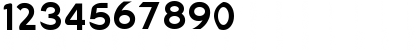 Download BURICK Regular Font Numeric Preview