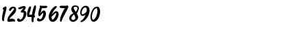 Download Butter Mellon Regular Font Numeric Preview