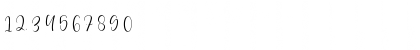 Download Buttey Honey Regular Font Numeric Preview