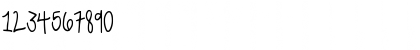 Download Buzz Buzz Regular Font Numeric Preview