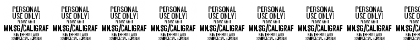 Download Caligraf Black PERSONAL USE Regular Font