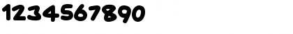 Download Cartoon Comic Regular Font Numeric Preview