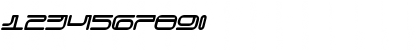 Download Cascadeur Rnd Italic Font Numeric Preview