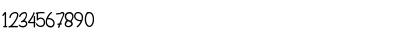 Download Cattie Regular Font Numeric Preview