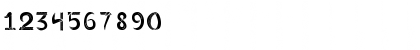 Download Celle Regular Font Numeric Preview