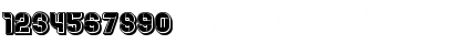 Download Center Regular Font Numeric Preview