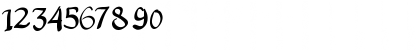 Download Columbia Regular Font Numeric Preview
