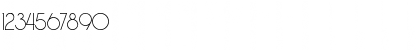 Download Brodo thin grunge Regular Font Numeric Preview