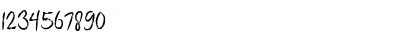 Download CORONA BRUSH Regular Font Numeric Preview