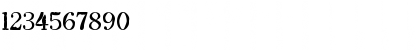 Download ClearlyMangledRoman Regular Font Numeric Preview