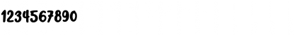 Download Createland Regular Font Numeric Preview