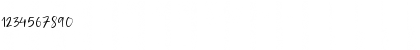 Download Dailymoon Regular Font Numeric Preview