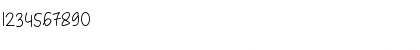 Download Dear Honey Regular Font Numeric Preview