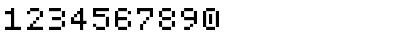 Download Dogica Pixel Regular Font Numeric Preview