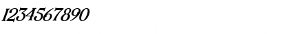 Download Eastwood Italic Font Numeric Preview