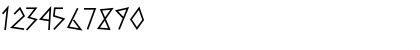 Download Edge To Edge Regular Font Numeric Preview